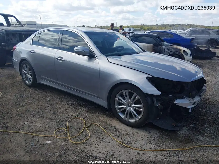 HYUNDAI GENESIS 2013, VIN KMHGC4DDXDU235039
