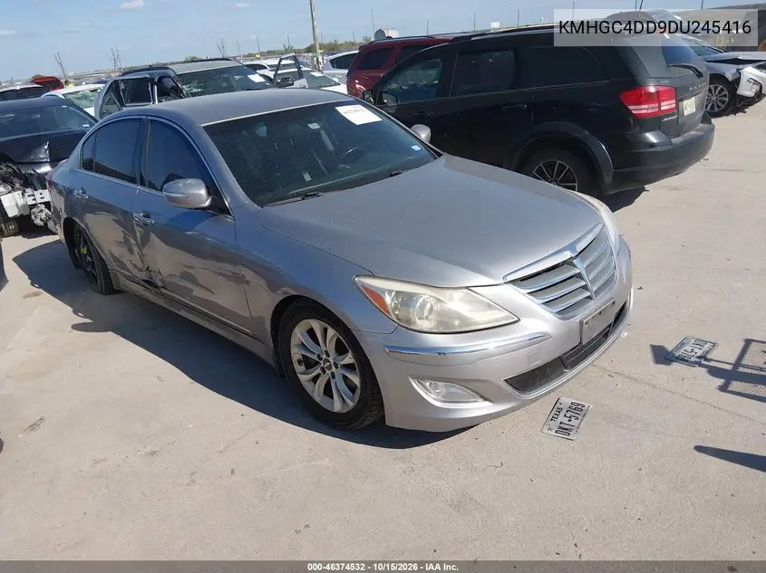 HYUNDAI GENESIS 2013, VIN KMHGC4DD9DU245416