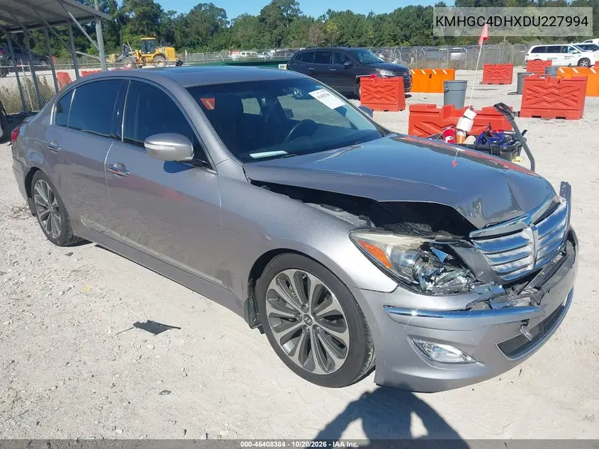 HYUNDAI GENESIS 2013, VIN KMHGC4DHXDU227994