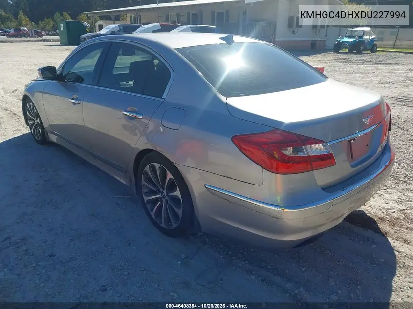 2013 HYUNDAI GENESIS VIN KMHGC4DHXDU227994 — фото 3