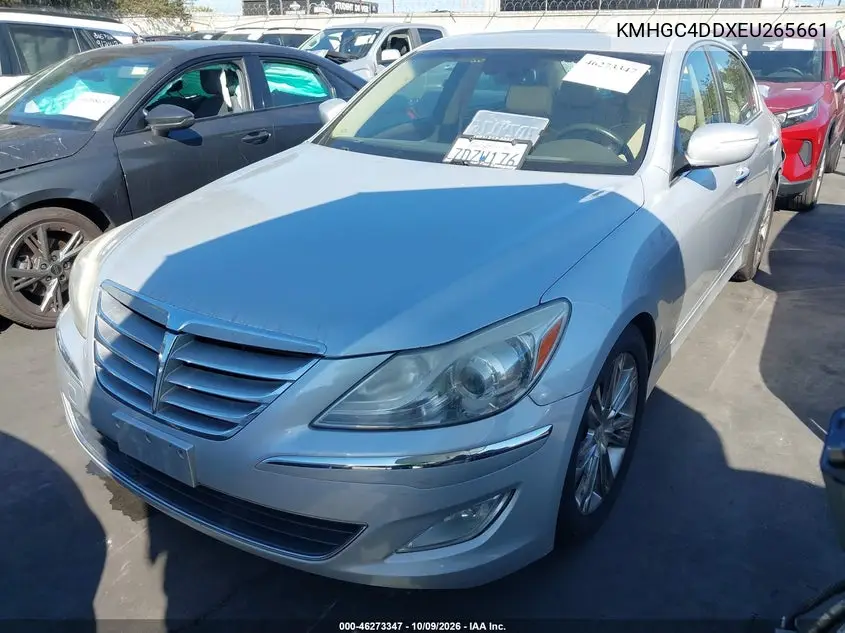 2014 HYUNDAI GENESIS VIN KMHGC4DDXEU265661 — фото 2