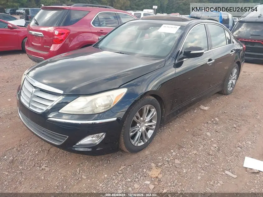 2014 HYUNDAI GENESIS VIN KMHGC4DD6EU265754 — фото 2