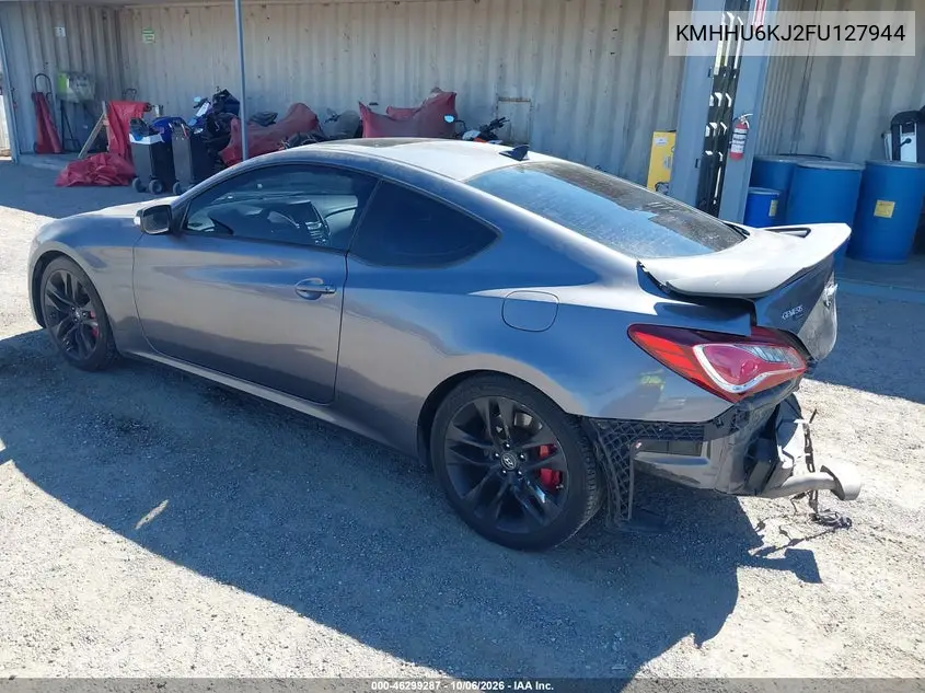 2015 HYUNDAI GENESIS VIN KMHHU6KJ2FU127944 — фото 3