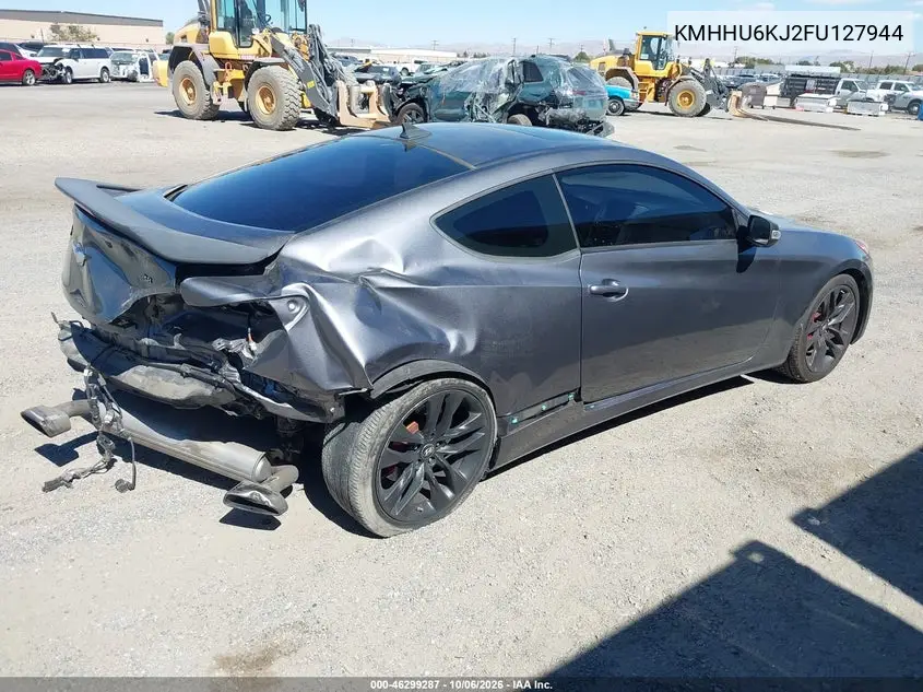 2015 HYUNDAI GENESIS VIN KMHHU6KJ2FU127944 — фото 4