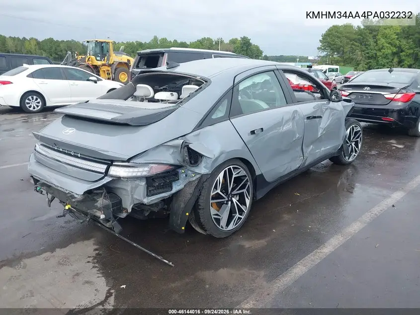 2023 HYUNDAI IONIQ 6 VIN KMHM34AA4PA032232 — фото 4