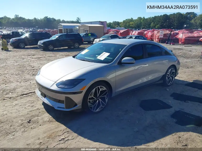 2024 HYUNDAI IONIQ 6 VIN KMHM34AA2RA073591 — фото 2