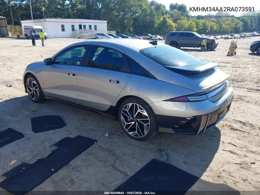 2024 HYUNDAI IONIQ 6 VIN KMHM34AA2RA073591 — фото 3