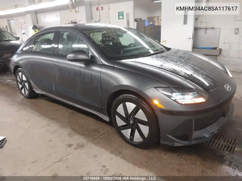 HYUNDAI IONIQ 6 2025, VIN KMHM34AC8SA117617