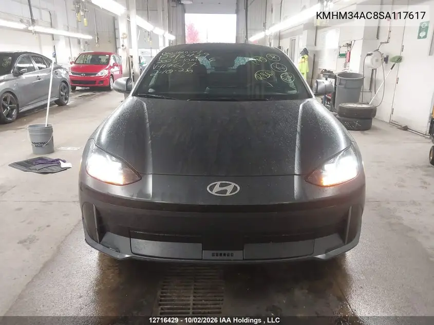 2025 HYUNDAI IONIQ 6 VIN KMHM34AC8SA117617 — фото 12