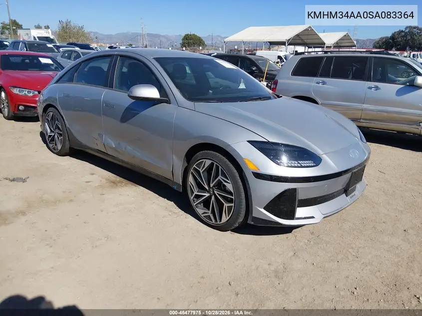 HYUNDAI IONIQ 6 2025, VIN KMHM34AA0SA083364