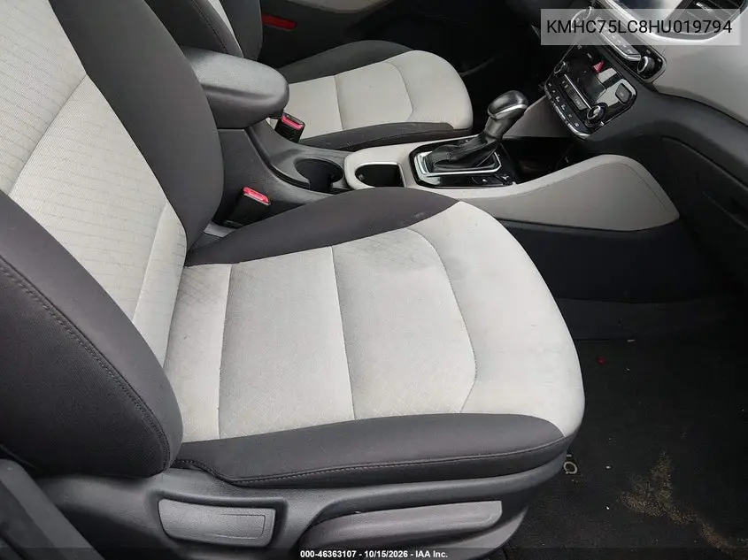 2017 HYUNDAI IONIQ VIN KMHC75LC8HU019794 — фото 5