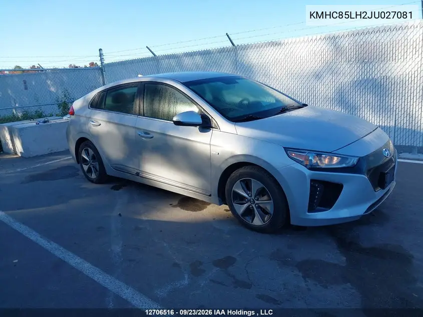 2018 HYUNDAI IONIQ VIN KMHC85LH2JU027081 — фото 14