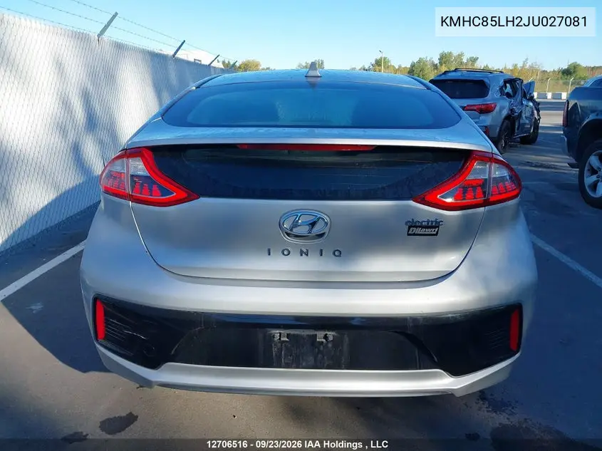 2018 HYUNDAI IONIQ VIN KMHC85LH2JU027081 — фото 17