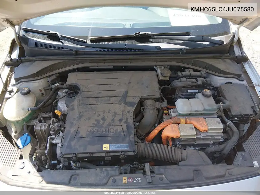 2018 HYUNDAI IONIQ VIN KMHC65LC4JU075580 — фото 10