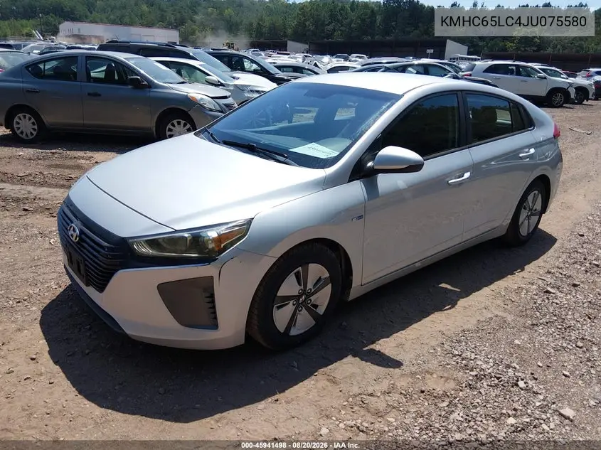 2018 HYUNDAI IONIQ VIN KMHC65LC4JU075580 — фото 2