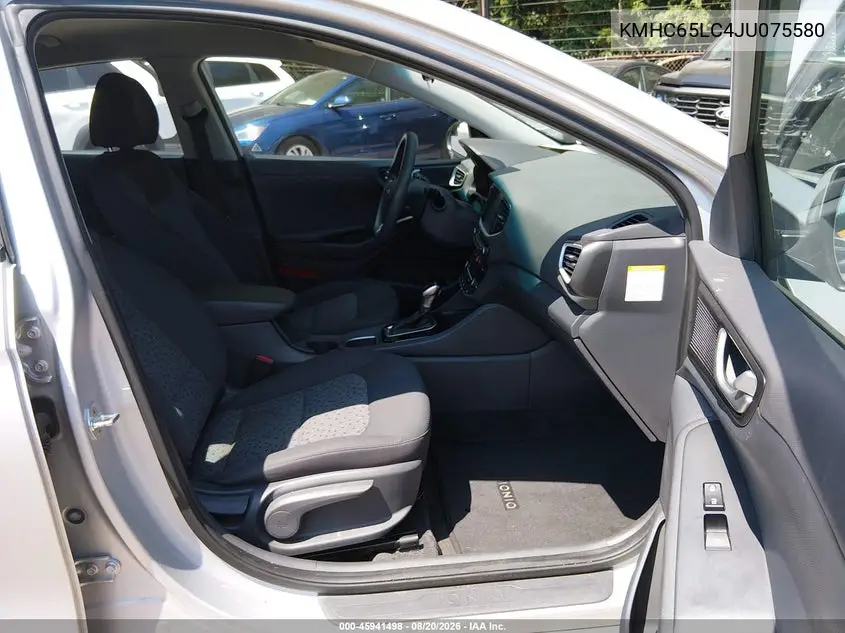 2018 HYUNDAI IONIQ VIN KMHC65LC4JU075580 — фото 5