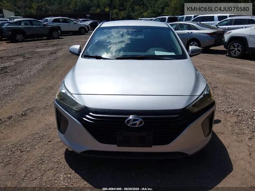 2018 HYUNDAI IONIQ VIN KMHC65LC4JU075580 — фото 6