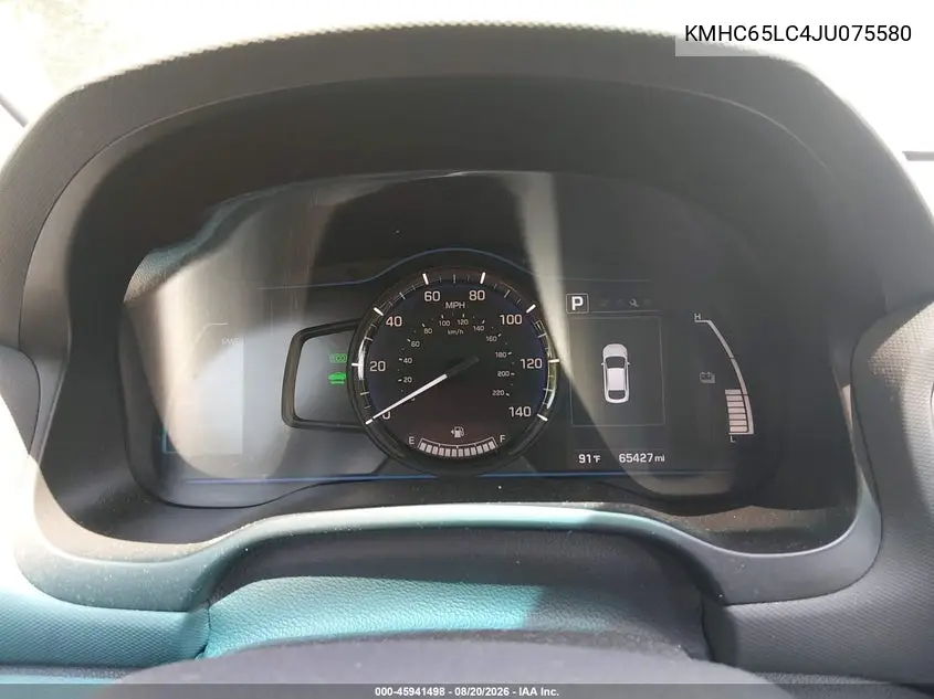2018 HYUNDAI IONIQ VIN KMHC65LC4JU075580 — фото 7
