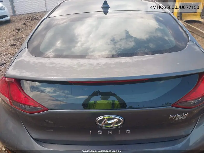 2018 HYUNDAI IONIQ VIN KMHC65LC0JU077150 — фото 12