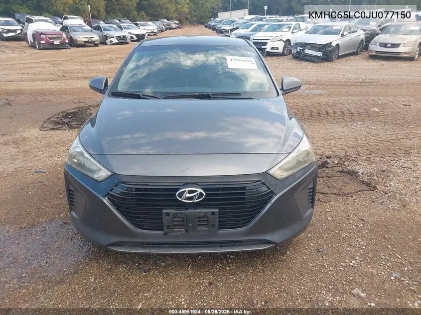 2018 HYUNDAI IONIQ VIN KMHC65LC0JU077150 — фото 13