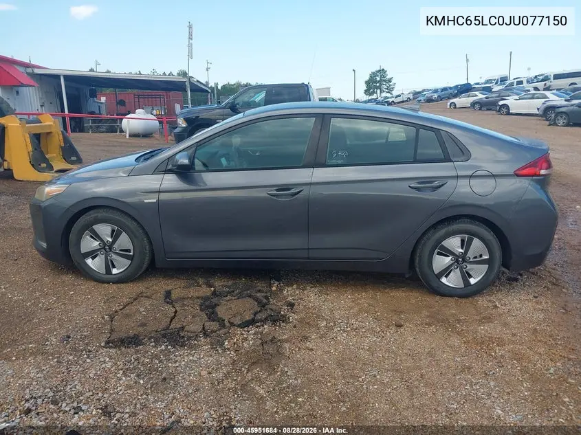 2018 HYUNDAI IONIQ VIN KMHC65LC0JU077150 — фото 15