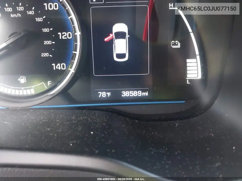 2018 HYUNDAI IONIQ VIN KMHC65LC0JU077150 — фото 16