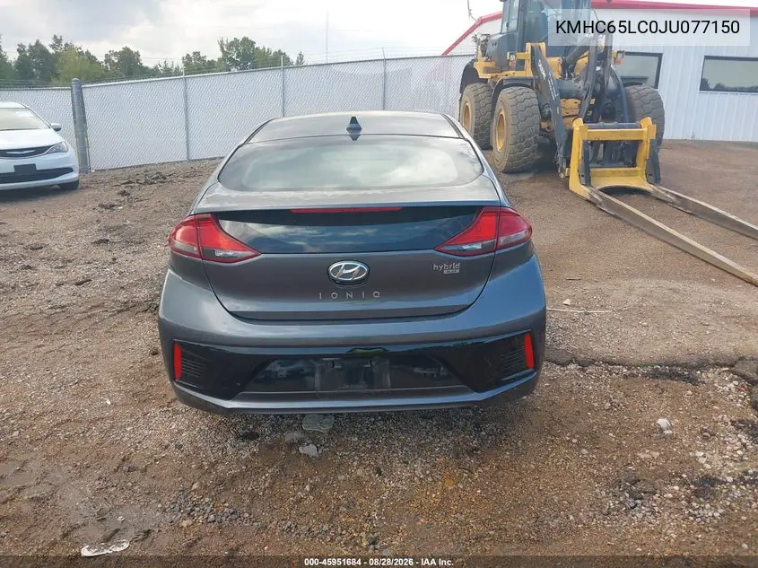 2018 HYUNDAI IONIQ VIN KMHC65LC0JU077150 — фото 17