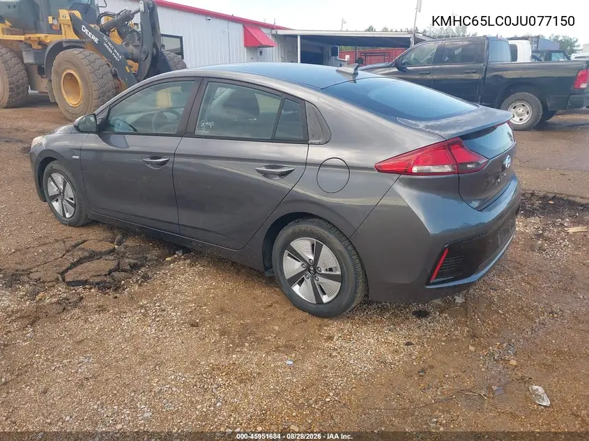 2018 HYUNDAI IONIQ VIN KMHC65LC0JU077150 — фото 3