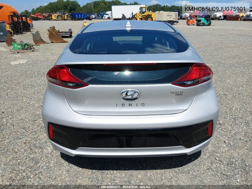 2018 HYUNDAI IONIQ VIN KMHC65LC9JU075901 — фото 21