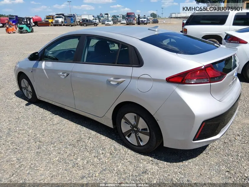 2018 HYUNDAI IONIQ VIN KMHC65LC9JU075901 — фото 3
