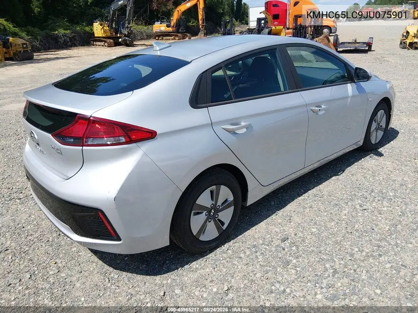 2018 HYUNDAI IONIQ VIN KMHC65LC9JU075901 — фото 4