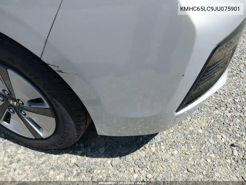 2018 HYUNDAI IONIQ VIN KMHC65LC9JU075901 — фото 6