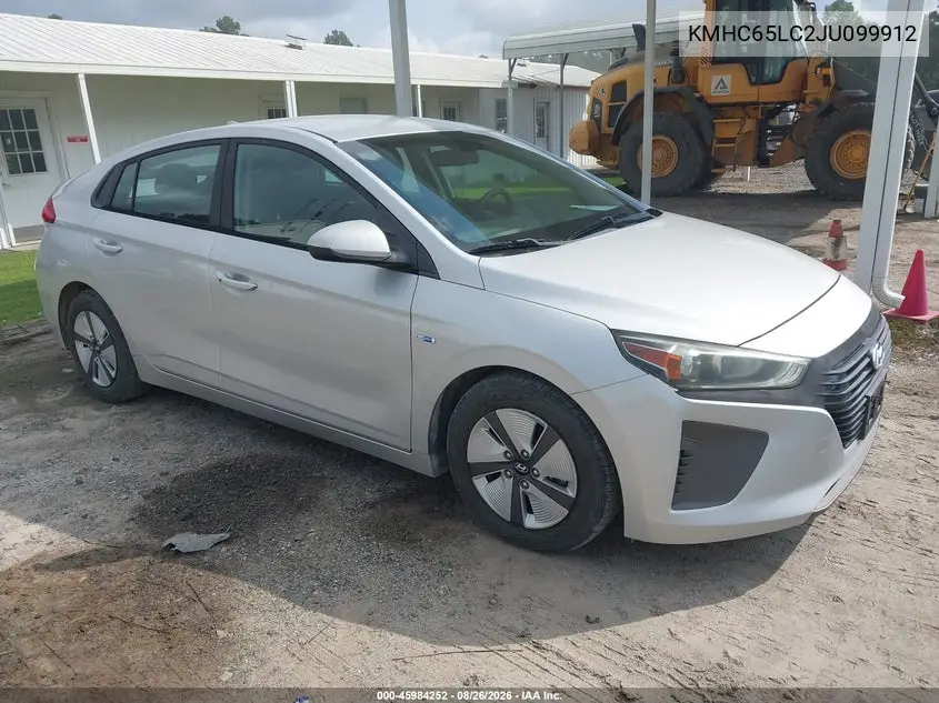 HYUNDAI IONIQ 2018, VIN KMHC65LC2JU099912