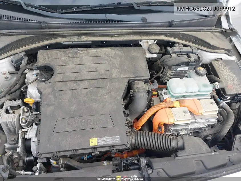2018 HYUNDAI IONIQ VIN KMHC65LC2JU099912 — фото 10