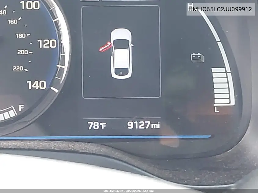 2018 HYUNDAI IONIQ VIN KMHC65LC2JU099912 — фото 20