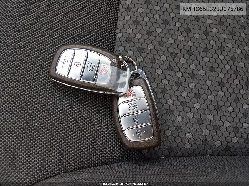 2018 HYUNDAI IONIQ VIN KMHC65LC2JU075786 — фото 11