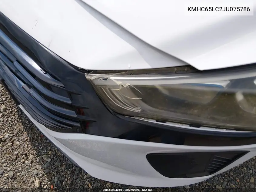 2018 HYUNDAI IONIQ VIN KMHC65LC2JU075786 — фото 6