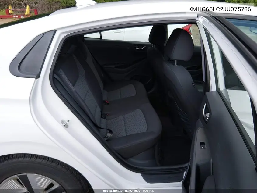 2018 HYUNDAI IONIQ VIN KMHC65LC2JU075786 — фото 8