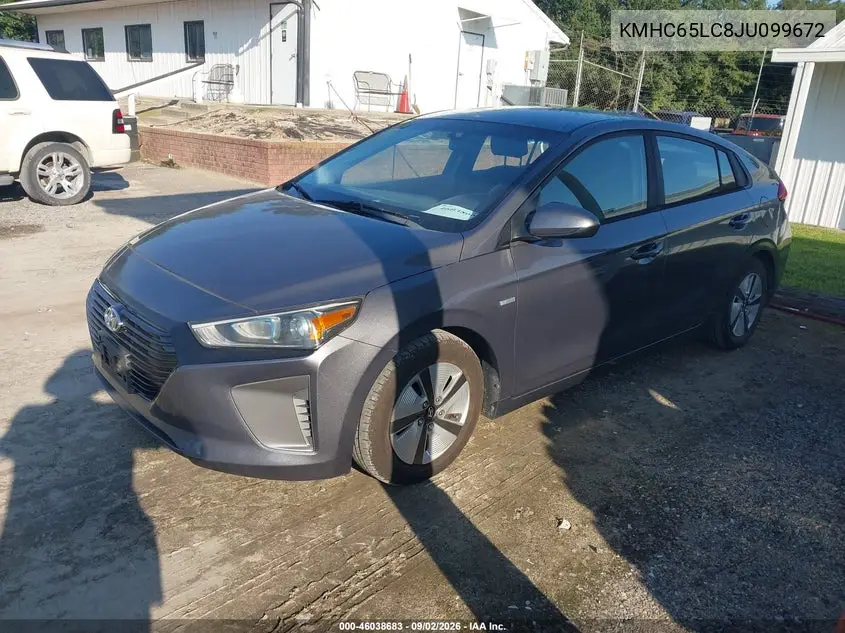 2018 HYUNDAI IONIQ VIN KMHC65LC8JU099672 — фото 2