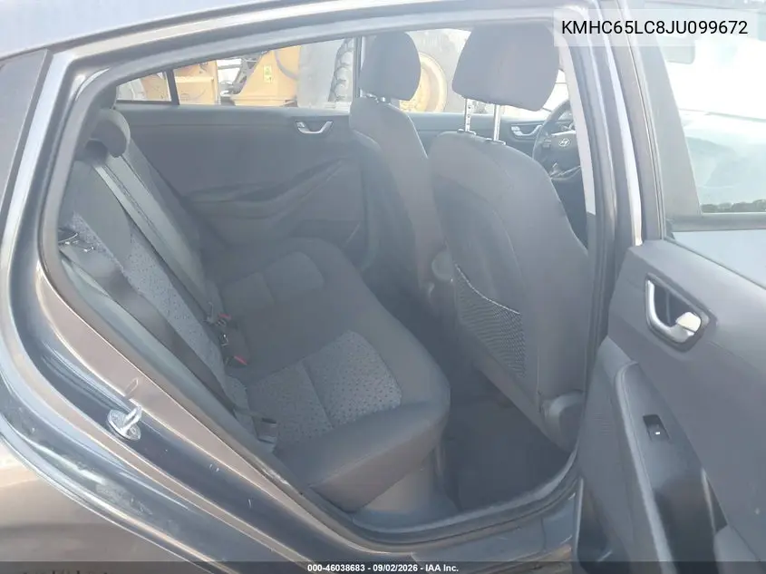 2018 HYUNDAI IONIQ VIN KMHC65LC8JU099672 — фото 8