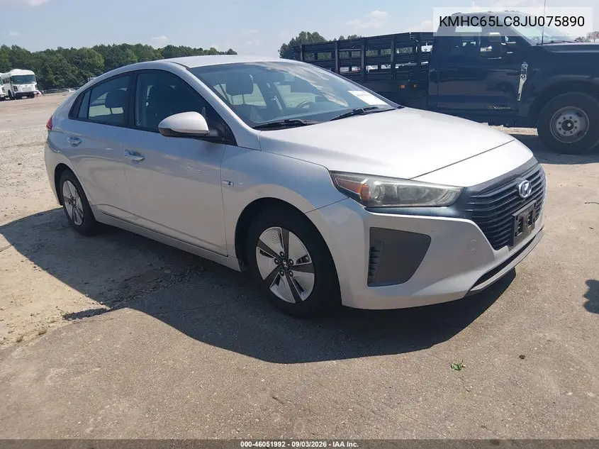 HYUNDAI IONIQ 2018, VIN KMHC65LC8JU075890