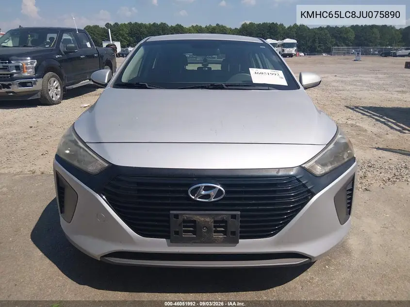 2018 HYUNDAI IONIQ VIN KMHC65LC8JU075890 — фото 12
