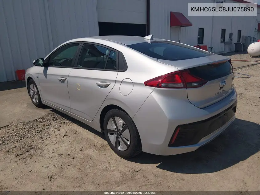 2018 HYUNDAI IONIQ VIN KMHC65LC8JU075890 — фото 3
