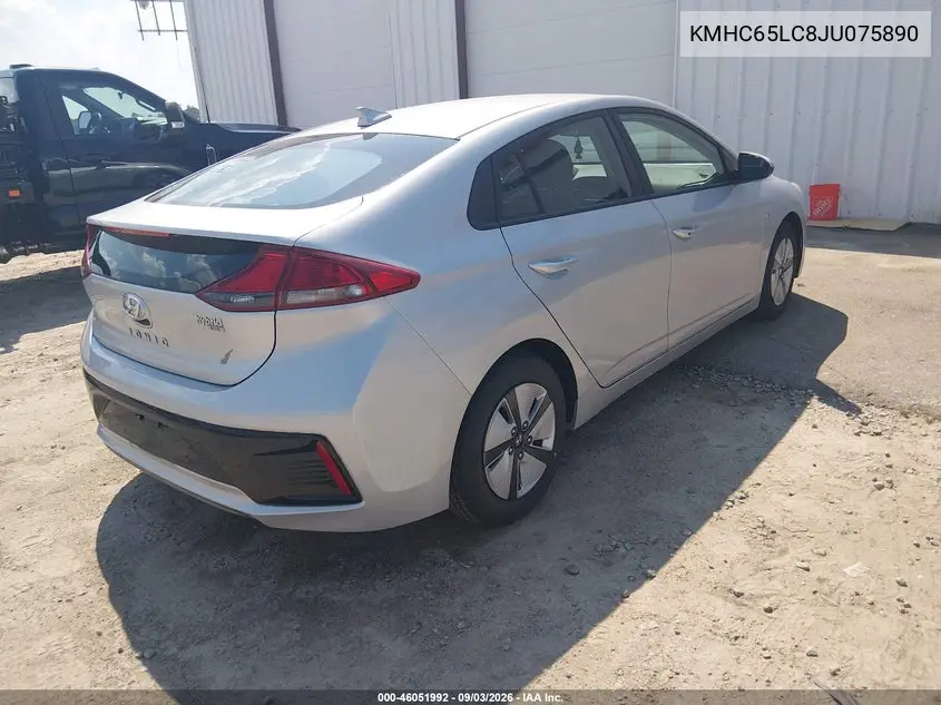 2018 HYUNDAI IONIQ VIN KMHC65LC8JU075890 — фото 4