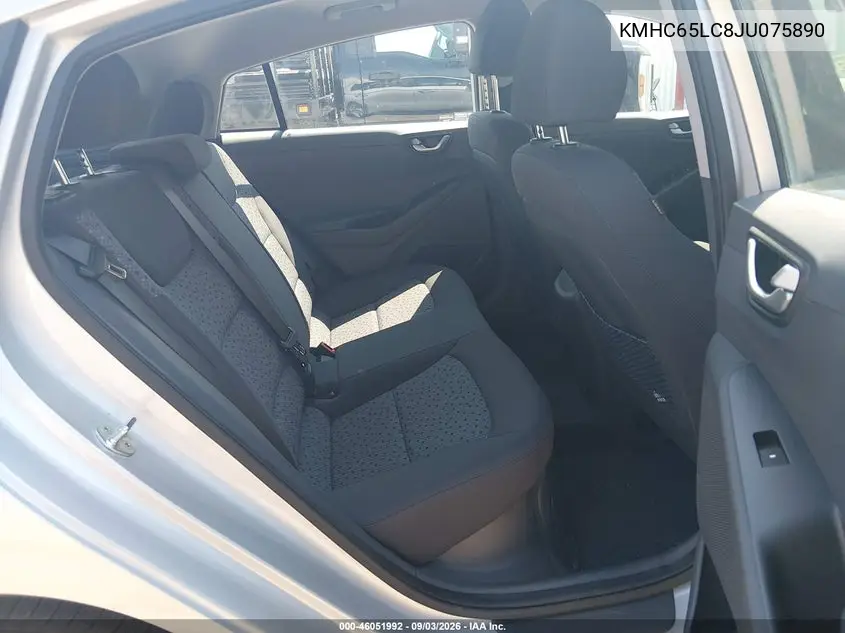 2018 HYUNDAI IONIQ VIN KMHC65LC8JU075890 — фото 8