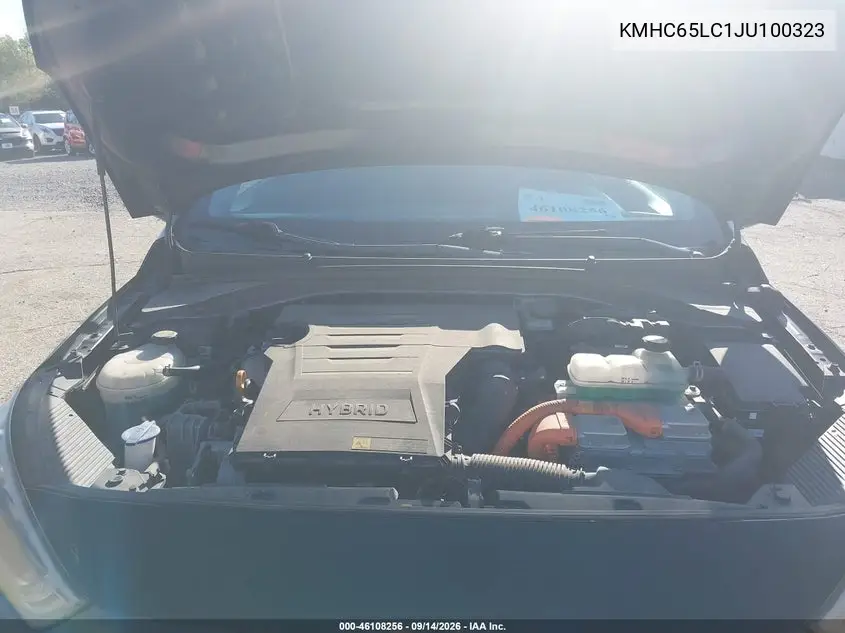2018 HYUNDAI IONIQ VIN KMHC65LC1JU100323 — фото 10