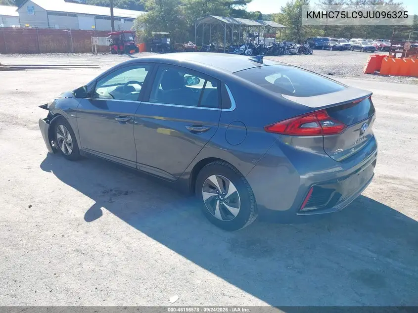 2018 HYUNDAI IONIQ VIN KMHC75LC9JU096325 — фото 3