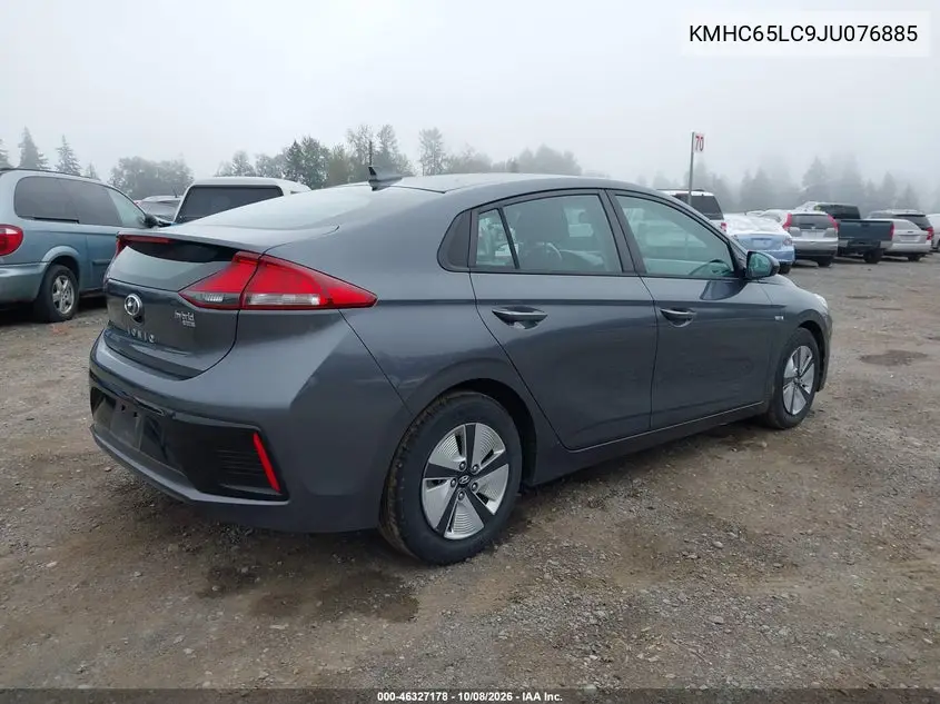 2018 HYUNDAI IONIQ VIN KMHC65LC9JU076885 — фото 4