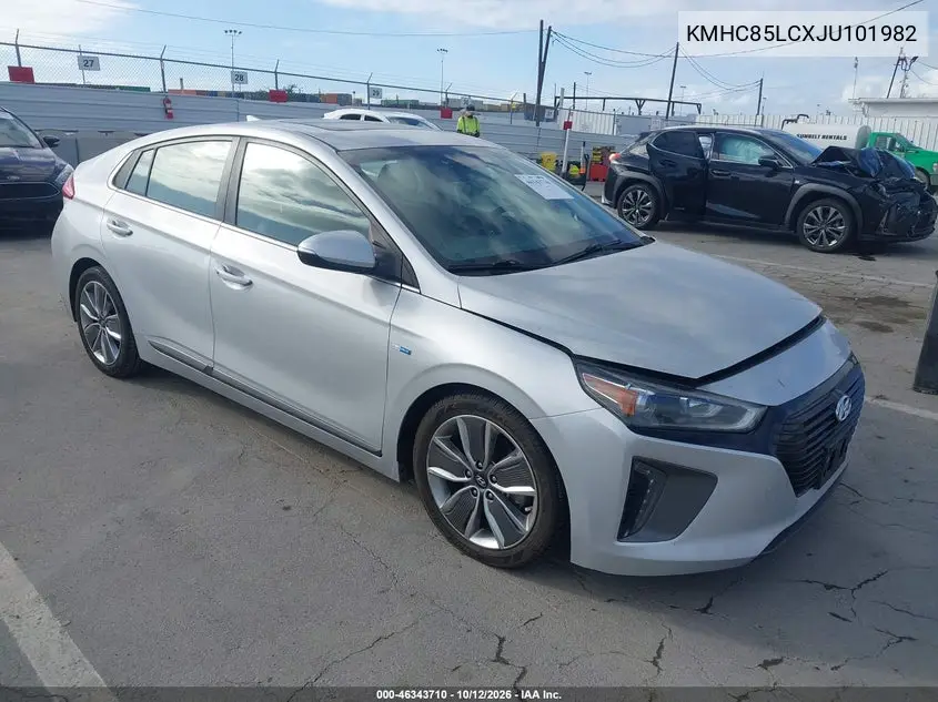 HYUNDAI IONIQ 2018, VIN KMHC85LCXJU101982