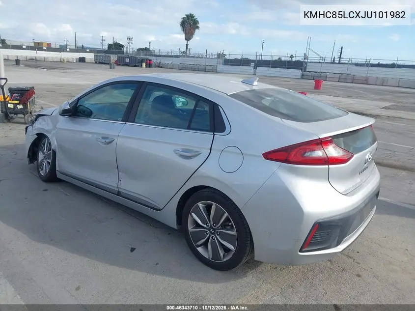 2018 HYUNDAI IONIQ VIN KMHC85LCXJU101982 — фото 3